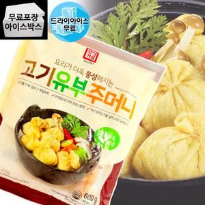제이케이푸드 고기 유부주머니 600g 한성 오뎅탕 전골 우동사리