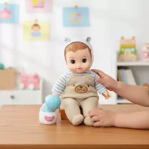 콩콩이 어부바 아기인형 아기띠 업기 동생 돌보기 엄마놀이 우유병 모형 상황극 애착인형