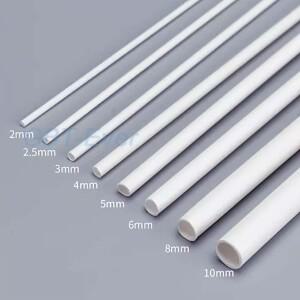 1-50Pcs 2/2.5/3/4/5/6/8/10mm ABS 원형 파이프 튜브 길이 250/500mm 건물 구조 모델 호환 용  플라스틱 경