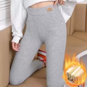 여성 기모 주머니 레깅스 겨울밴딩팬츠 여자기모바지