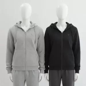 게스 유니 기모 후드집업 NP4KE401