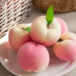 아트박스/플라워트리 복숭아 모형 과일 (2PCS) 빵 채소 모조 인조 가짜