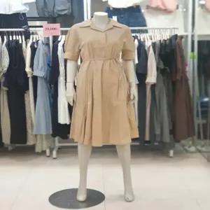 [숲]여성 바스락 소재 벨티드 반팔  원피스 OC5OPT1