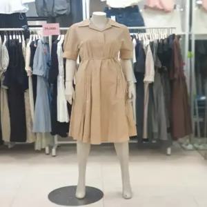 [숲]여성 바스락 소재 벨티드 반팔  원피스 OC5OPT1