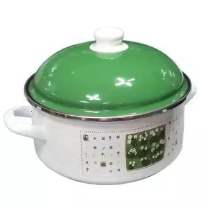 [하프클럽/알티피아]찌개 24cm ELO 냄비 그린 인덕션 라면 법랑
