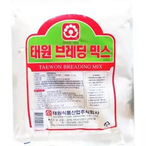 태원식품 브레딩 믹스 5kg 업소용 튀김 가루 빵가루 코팅