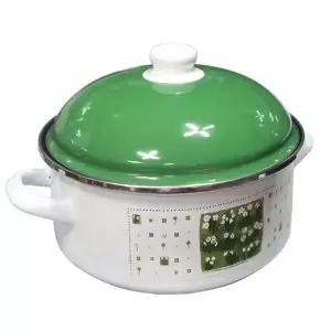 [하프클럽/알티피아]swK 냄비 ELO 라면 인덕션 법랑 그린 24cm 찌개