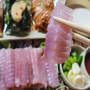 ALOHA-STORE 국산 참홍어 1kg 중간숙성 홍어애 추가