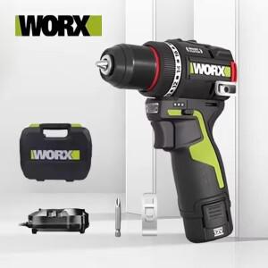 WORX WU135 무선 전기 드릴 12V 50Nm 1800rpm 브러시리스 금속 가공 스마트 클러치