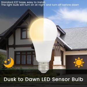 1pcs Led 전구 빛 센서 제어 AC 220V 110V 10W E27 B22 황혼에서 새벽 지하 차고 입구