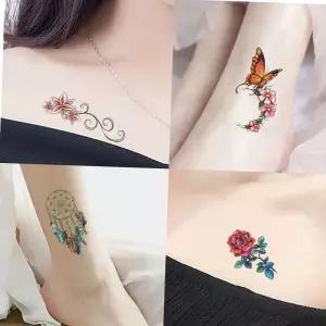타투 스티커 30종 붙이는 문신 패션 장식용 헤나 연출용 세트