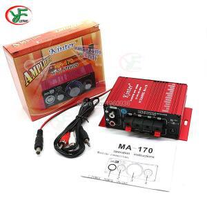 MA-170 미니 앰프 DC12V 2채널 LED HIFI 스테레오 음악 MP3 오디오 자동차 아케이드 게임기 캐비닛 DIY용