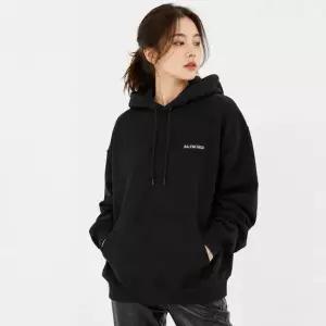 발렌시아가 로고 미디엄핏 여성 후드 578135 TIV84 1070