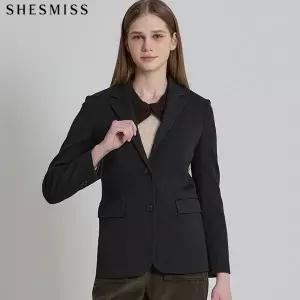 [쉬즈미스(SHESMISS)] 베이직 싱글 테일러드 재킷 (택가격:348000원)
