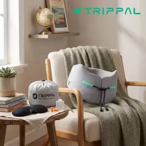 TRIPPAL TR360 고밀도 메모리폼 목베개 쿠션 여행용 기내용 비행기 에어목베개 휴대용 고급형 추천