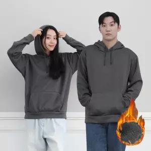 기모 후드티 융털 후드집업 점퍼 오버핏 겨울 커플 남녀공용 아우터