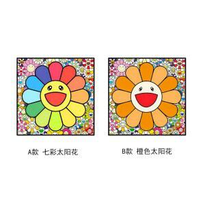 해바라기액자 현대미술작가 캔버스 70X70 80X80cm