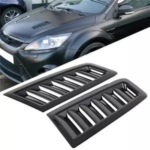 본넷덕트 후드 에어덕트 포드 포커스 용 자동차 전면 보닛 벤트 RS MK2 MK3 2004-15 공기 흡입 스쿠프 커버