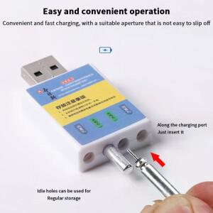 플로트 충전식 배터리 CR425 USB 액세서리 낚시 수영복 알람 바이트 인디케이터