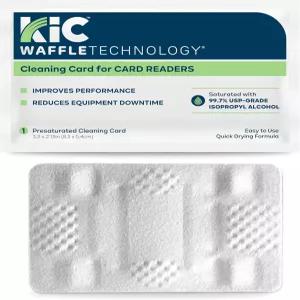 Waffletechnology KICTeam 카드 리더용 클리닝 40개 세트 POS 단말기 스와이프 및 칩 자판기용 빠른 건조