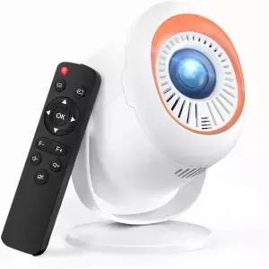 iTJQ Mini Projector 1080P 스마트 휴대용 프로젝터 WiFi와 Bluetooth를 지원하는 Native 180° 스탠드가