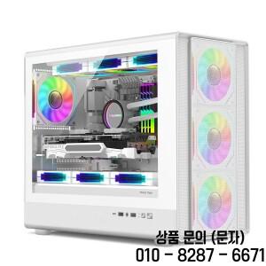 파워 트레인 N1 MATX 케이스 유리 측면 투명 호스트 쉘 데스크탑 컴퓨터 360 수냉식 메쉬 환기 PC