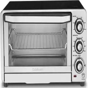 Cuisinart 토스터 오븐 브로일러 1800W 카운터탑 디자인 0.5 입방피트 맞춤형 클래식 소형 논스틱 내부