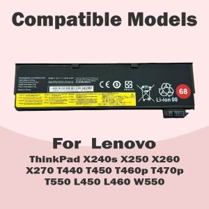 레노버 씽크패드 T440 X240 시리즈 45N용 68 45N1775 45N1126 01AV460 배터리