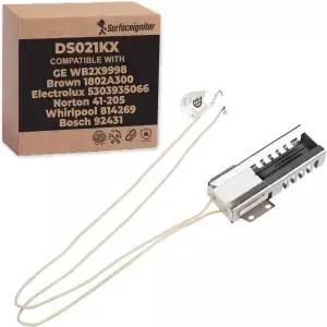 DG94-00520A WB13K21 GE 가스 오븐 점화기 교체품(DS021KX)과 호환 - 홈 임프루브먼트 OEM 라인 AA