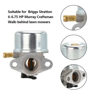 Briggs 및 Stratton 용 CMCP 기화기 498170 498254 497314 6-6.75HP 에어 필터 가스켓이있는 Murray Craft