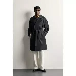 ZARA 워터 프루프 레귤러핏 트렌치 코트 - 블랙 5854/850/800