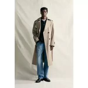 ZARA MANTECO 워터 리펠런트 트렌치 코트 - 라이트 베이지 4044/150/092