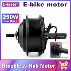 H04 250W 24V 36V 산악용 야외 사이클링 전기 자전거 허브 전동 부품 (스레드 프리휠 기어용)