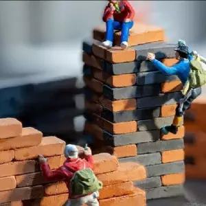 벽돌 조경 건축현장 미니어쳐 건설업