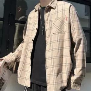 오버핏 셔츠 클래식 레이어드 체크 루즈핏 셔츠 남방 가을 간절기 베이직 박시핏 데일리 패턴 무늬 코튼