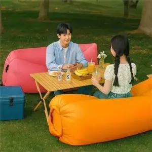 야외 휴대용 소파 캠핑 에어 빈백 나들이 공기 간이소파