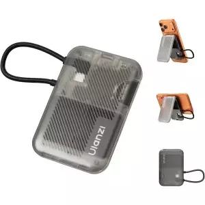 Ulanzi 3-in-1 휴대용 SD 카드 리더기 - 자석이 있는 마이크로 휴대폰 거치대 USB C 7장 지원 그래핀 쿨링