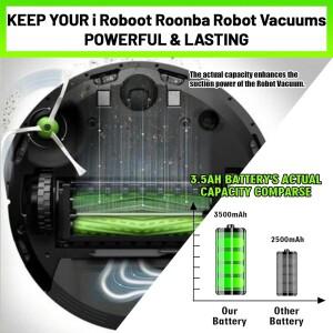 14.4V 5000mAh 리튬 이온 배터리 팩 iRobot Roomba e5 e6 i3 i4 i7 로봇 진공 청소기와 호환 가능