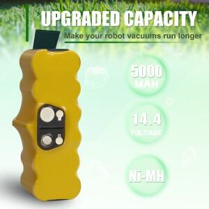 iRobot Roomba 용 14.4V 배터리 5000mAh 시리즈 V