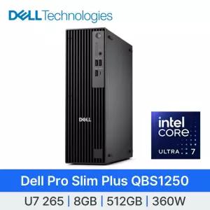 [델] 프로 슬림 플러스 QBS1250 (인텔 U7-265 vPro/8GB/512GB SSD/윈도우11프로/AS 3년) ) 사무용 업무용 브랜드 PC 컴퓨터 본체