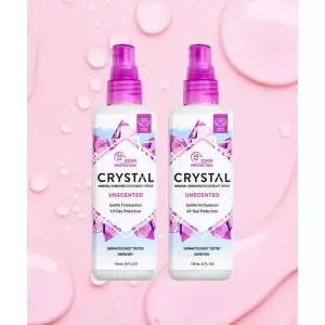 CRYSTAL 무향스프레이 118ml 듀오 2031524