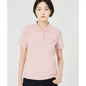(국내매장) 게스 GUESS 3color 여성 레귤러핏 피케 카라 반팔티 OP2KE401