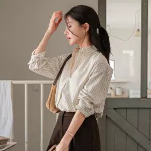 [캔마트] [벨유] 피넛 스트라이프 셔츠