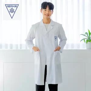 대한약사회 남자 약사 가운 약국 약사옷 긴팔 유니폼 병원 롱가운