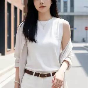 [라일리여성의류] Rly 나시 부유방커버 면티 이너 나시티 티셔츠