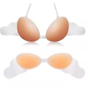 2.2cm 실리콘 윙브라 붙이는브라 투명끈내장 웨딩촬영 코르셋브라 투명브라 몰드브라