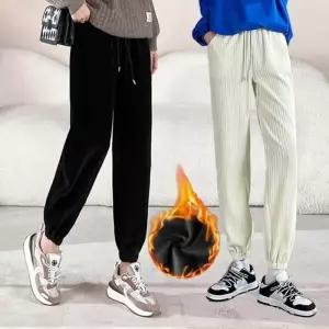 [라일리여성의류] Rly 도톰한 벨벳 골덴 조거 조커 팬츠 키작녀 바지