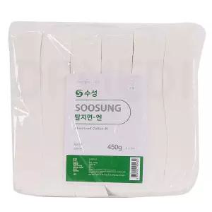 사각솜 4cm*4cm 450g 절단 탈지면 절단솜 화장솜 미용솜