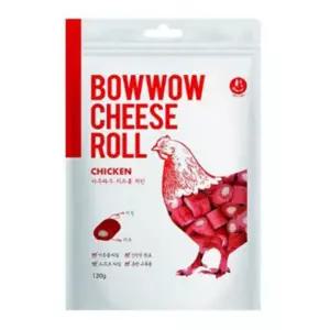 바우와우 치즈롤 치킨맛 120g 애견간식