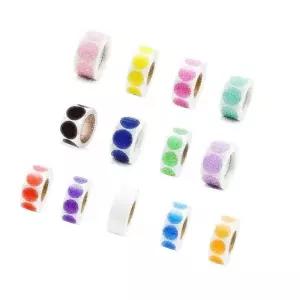 gice 도트 컬러 스티커 25mm 메모 첨삭 씰링 포장 라벨 포장 분류 메모 데코 포인트 땡땡이 동그라미 스티